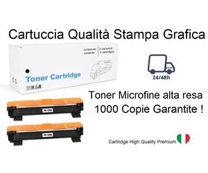 Toner TN1050 2Pz Compatibili con Brother DCP-1600 DCP- 1601 DCP-1610W - 1612W