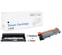 Toner TN2320 1Pz + 1 Drum DR2300 Compatibili con Brother DCP L-2520 DCP L-2540