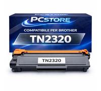Toner TN2320 TN2310 Compatibile per Brother HL-L2300D HL-L2340DW HL-L2360DN HL-L2365DW DCP-L2500D L2520DW L2540DN L2560DW MFC-L2700DW L2700DN L2720DW L2740DW - Nero Alta Capacità 3000 Pagine Alta Resa