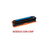 TONER W2031X CIANO CON CHIP COMPATIBILE 415X PER Color LaserJet Pro M454 ,M479 W