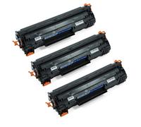 Toner Zipzap compatibili con HP CB435A/CB436A/CE285 Nero Confezione 3