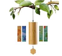 Tonergong-Oight-Tone Wood Wind Play, campanello fatto a mano | Decorazione musicale per ingresso aziendale, terrazza, giardino, teatro, sala per bambini, recinzione, camera da letto, negozio
