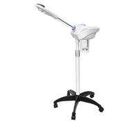 TONFEION 750 W, sauna facciale in piedi con bicchiere per erbe aromatiche rimovibili, vapore, ugello a 360°, vapore, per il viso, regolabile in altezza, per casa, spa