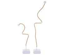 TONFEION Kit per arco per palloncini, 2,5 m e 1,5 m, in metallo | Arco di palloncini a piegatura libera, salvaspazio, per feste di compleanno, matrimoni, lauree, feste di vacanza