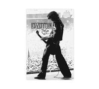 TONFON Jimmy Page - Poster da parete con chitarrista e Zeppelin Band, decorazione artistica da parete per soggiorno, camera da letto, senza cornice, 40 x 60 cm