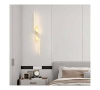 TONFON Lampada da parete moderna a LED, applique da parete for bagno, illuminazione lineare dimmerabile, lanterna da parete for camera da letto, soggiorno, studio, sala da pranzo, corridoio(A,60cm)