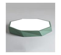 TONFON Lampada da soffitto a LED a forma di macaron, lampada da soffitto dimmerabile a tre colori, lampada da soffitto ultrasottile in metallo nordico for soggiorno, cucina, studio(Green,40cm)