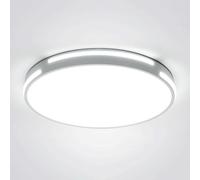 TONFON Lampada da soffitto a LED Design a Emissione Laterale Dimmerazione Tricolore Elegante plafoniera Illuminazione Moderna Plafoniera for Soggiorno Camera da Letto Sala da Pranzo Cucina(B,40cm)