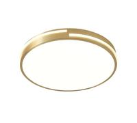 TONFON Lampada da soffitto a LED nordica, Calda e Romantica, Illuminazione for la casa, plafoniera in Rame Tricolore, dimmerabile, Lampada da soffitto Piatta(40cm)