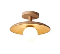 TONFON Lampada da soffitto decorativa in legno Mini Log Plafoniera con attacco G9, moderna e minimalista plafoniera for corridoio Balcone Ingresso Foyer Scale Corridoio Soffitto Ristorante