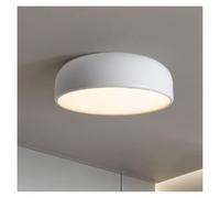 TONFON Lampada da soffitto moderna bianca a filo, lampada da soffitto minimalista in metallo, paralume in acrilico, lampada da soffitto for soggiorno, camera da letto, cucina, studio, corridoio