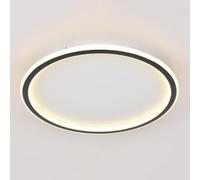 TONFON Lampada da soffitto ultrasottile nordica, illuminazione a LED minimalista, plafoniera a tre colori, dimmerabile, for soggiorno, camera da letto, sala da pranzo, cucina, studio(Dark,60cm)
