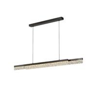 TONFON Lampadario da Tavolo da Pranzo, Lampada a Sospensione Lunga in Alluminio con Paralume in Acrilico, Lampada a Sospensione a LED Moderna Ultrasottile for Isola Cucina, Ingresso, Studio