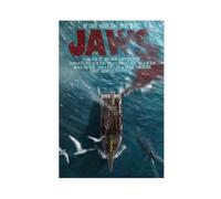 TONFON Poster artistico da parete con stampa artistica da parete del film Jaws, per soggiorno e camera da letto, senza cornice, 30 x 45 cm