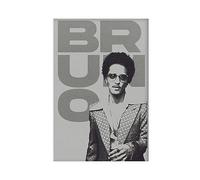 TONFON Poster di Bruno & Mars American Singer Retro Poster su tela, decorazione per camera da letto, ufficio, camera da letto, regalo, senza cornice, 30 x 45 cm