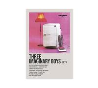 TONFON The Poster & Cure Three Imaginary Boys 1979 - Poster su tela, con copertina dell'album musicale, decorazione per camera da letto, ufficio, camera, regalo, senza cornice, 20 x 30 cm