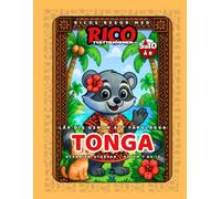 Tonga - Målarbok för barn (5-10 år) | Ricos Resor - Oceanien Vol. 7