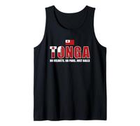 Tonga Niente caschi Niente Cuscinetti Solo Palline Tonga Rugby Canotta