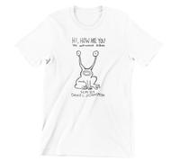 TONGFANG Hi How Are You Tshirt Daniel Johnston t Shirt
