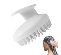 Tongfeng - Massaggiatore per cuoio capelluto con setole morbide in TPR 2 in 1 per capelli asciutti e umidi, shampoo per capelli esfolianti