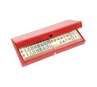 TONGIHS 144 Pezzi Mahjong cinese Dot,per famiglie,Viaggi,Feste,Bianco