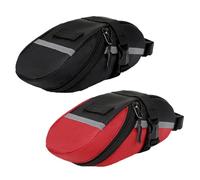TONGIHS 2 Pezzo Borsa Bici Sella Bicicletta,per mountain bike,Nero&Rosso