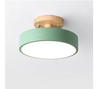 TONGNIDA lampada da soffitto moderna, 3000 k/4500 k/6000 k lampada da soffitto dimmerabile, 12 W luce LED creativa per camera da letto veranda (verde)