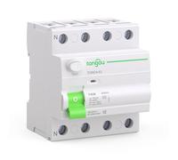 TONGOU Differenziale Tipo A 3P+N 63A 400V 100mA Salvavita, Un Interruttore Differenziale Adatto Per Uso Domestico, Piccoli Edifici Commerciali E Altri Luoghi Simili