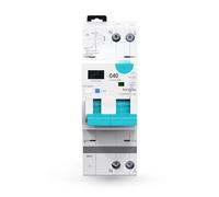 TONGOU Intelligente RCBO - Tipo AC - 30-100mA Regolabile Interruttore Differenziale e Magnetotermico 1-40A - Protezione da Sovraccarico & Cortocircuito - Connessione Zigbee 3.0/TUYA App