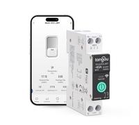 TONGOU SY2 JWT | WLAN Interruttore Relè intelligente | Misurazione della potenza | Automazione domestica | TUYA App Hub non richiesto | Controllo wireless dell'illuminazione e degli elettrodomestici