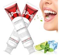 TONGQIC Dentifricio sbiancante probiotico Sp-6, Senza Fluoro, per Lo sbiancamento dei Denti, migliora la Salute delle Gengive, pulisce i Denti, rinfresca l'alito, Adatto per l'uso Quotidiano