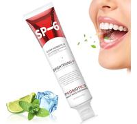 TONGQIC Dentifricio sbiancante probiotico Sp-6, Senza Fluoro, per Lo sbiancamento dei Denti, migliora la Salute delle Gengive, pulisce i Denti, rinfresca l'alito, Adatto per l'uso Quotidiano