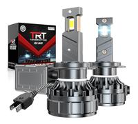 Tongruiting H7 LED Lampadina, 32000LM 130W Auto H1 LED Kit Di Conversione Faro, Luce Bianca 6000K Lampadine Per Fari, Faro Con Doppio Strato Di Raffreddamento Tubo Di Rame Kit Lampadina 12V (2Pcs)