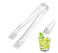 Tongs For Serving Food, Transparent Multi-Purpose Non-Slip Utensils For Parties Kitchen, Buffet Serving Tongs, Snacks Salads Serving Decorating Cakes Buffets Appetizers Desserts Finger Foods