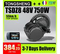 Tongsheng TSDZ8 48V 750W Motore Mid Drive Kit Ebike Bicicletta Elettrica Kit di Conversione Ebike VLCD5 DFL11 con Batteria 48V 15Ah