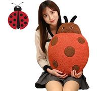 TONGSONG Coccinella Peluche Peluche Cuscino Giocattolo Kawaii Soft Lady Beetle Regalo per Bambini Home Decor