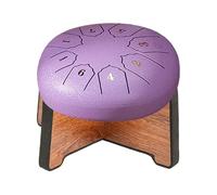 Tongue Drum Bracket, Detachable Handpan Display Rack, Wooden Drum Stand, 5.51x5.51x3.15 inches Sturdy Tongue Support for Professional Musicians and Performers