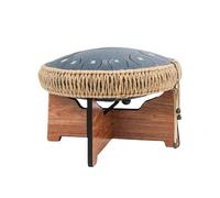 Tongue Drum Bracket, Detachable Handpan Drum Rack, Wooden Tongue Drum