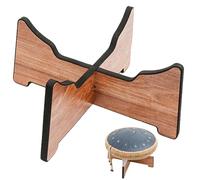 Tongue Drum Stand | Drum Rack For Tongue Drum | Hand Pan Drum Display Stand | Wood Instrument Stand For Drums | Percussion Instrument Holder Easy To Assemble & Use MDF For Tongue Drum