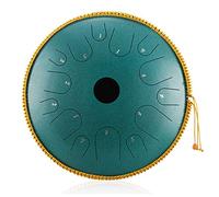 Tongue In Acciaio Drum 14 Pollici 14 Kit Completo Tono, Chiave C, Percussione Psicoterapia, Regalo Per Principianti E Amanti Dello Yoga (verde)