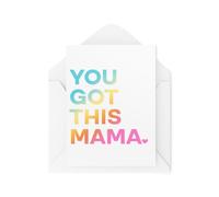 Tongue in Peach Biglietto di supporto per neomamme - You Got This Mama - New Baby Cards - Carte di supporto per mamme - Best Friend Cards - CBH1877