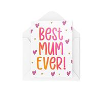 Tongue in Peach Carte divertenti per la festa della mamma | For Her Parent Love Mummy Banter Mum | Best Ever | Love Joke Silly Son Daughter Cute Quote | CBH896