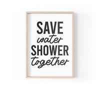 Tongue in Peach Stampa divertente citazione | Stampe per la casa | Salva acqua doccia insieme | Bagno citazione estetica Wall Art Rude A4 A3 A5 * Cornice non inclusa* - PBH129
