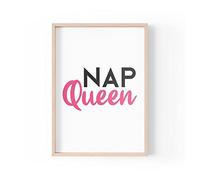 Tongue in Peach Stampa divertente con citazioni | Stampa per la casa | Nap Queen | Estetica Wall Art Camera da letto figlia per il suo compleanno | A4 A3 A5 * Cornice non inclusa* - PBH117