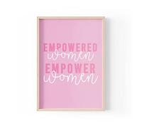 Tongue in Peach Stampa divertente con citazioni | Stampe per la casa | Empowered Women Empower Women | Feminist Wall Art Girl Power Office A4 A3 A5 * Cornice non inclusa* A3 - PBH101