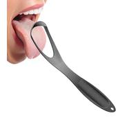 Tongue Scraper, Oral Care Cleaning Tool, Stainless Steel Material, Fan Shape Tongue Scraper Cleaner, Daily Breath Solution For Adults In Bathroom, 5.5x1 In, Silver, 1 Pack