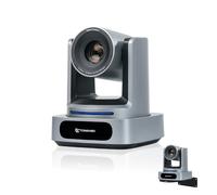 TONGVEO Telecamera AI 4K PTZ con tracciamento automatico, zoom ottico 10x, webcam HDMI e USB 3.0 per zoom, squadre, chiesa, servizi di chiesa, live streaming, istruzione e apprendimento a distanza