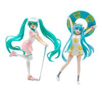 Tongyundacheng Anime Miku Figurine - Figure anime Girl Carino Kawaii - Miku Statua da collezione - PVC Desktop Ornamenti Home Decorazioni