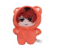 Tongyundacheng Figura morbida del gatto del personaggio dell'anime, cuscino con figura di Frieren/Himmel/Felce, ciondolo carino zaino dei cartoni animati, decorazioni da collezione Regali anime, 10 cm