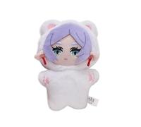 Tongyundacheng Figura morbida del gatto del personaggio dell'anime, cuscino con figura di Frieren/Himmel/Felce, ciondolo carino zaino dei cartoni animati, decorazioni da collezione Regali anime, 10 cm